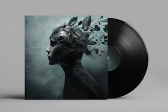 custom music album cover, album cover art, cover art design