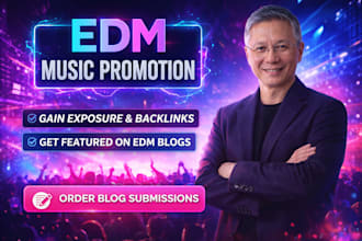 promote your edm music on blog for organic growth and real stream