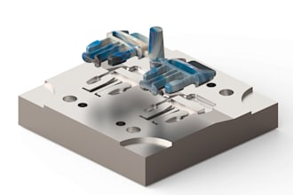 create plastic mold design for injection molding and manufacturing