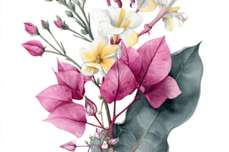 design a botanical illustration