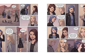 draw cute comic book, nsfw comic, novel illustration, erotic comic, strip nsfw