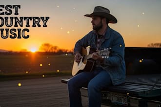 record ai country music american male singer and music production
