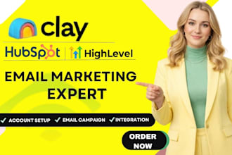 setup clay com gohighlevel apollo io clay hubspot crm workflows and automation