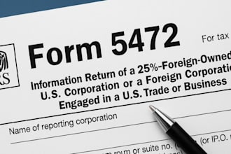 prepare and fax form 5472 and 1120
