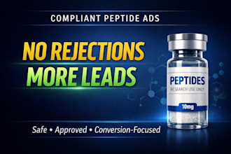 solve peptide ads issues run peptides ads peptide fb social media ads fda