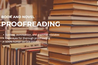 proofread your book or novel