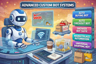 develop spark driver bot, instacart bot, doordash bot, uber bot, lyft bot
