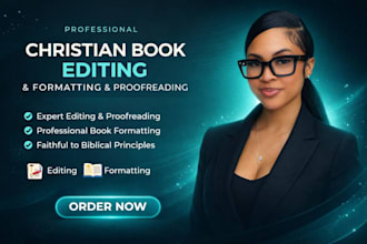 christian book editing, christian book formatting, christian book proofreading