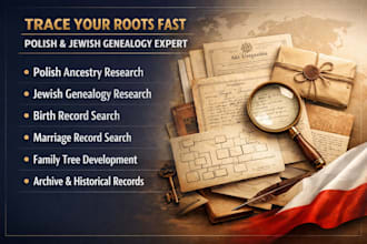 research your polish and jewish genealogy and trace your family history