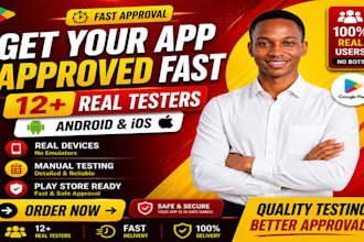 provide 20 testers closed testing 12 app tester testing 12 testers
