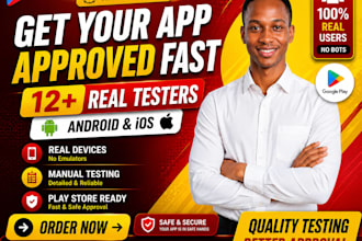 provide 20 testers closed testing 12 app tester testing 12 testers