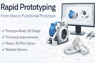 design and provide rapid prototyping for your product idea