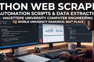 create a professional python script for web scraping and automation