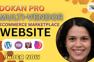 do multi vendor ecommerce marketplace website or multivendor website with dokan