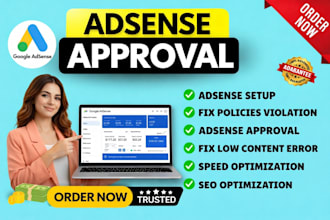 fix google adsense low value content issues and guarantee domain approval