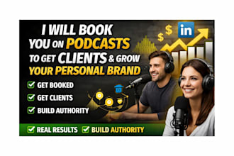 book you on podcasts to get clients and grow your personal brand