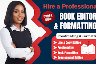 professionally proofread and edit your book or manuscript for publication