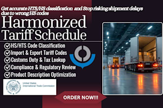 provide import hs code, hts code, calculate tax, customs duty for your product