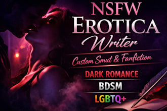 ghostwrite nsfw erotica, smut fanfiction, dark romance, bdsm, lgbtq stories
