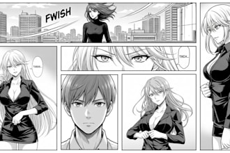 create high quality nsfw anime manga pages doujinshi art as your manga artist