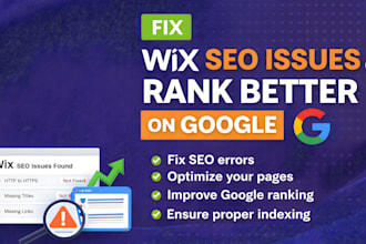 fix wix SEO issues and improve your website ranking