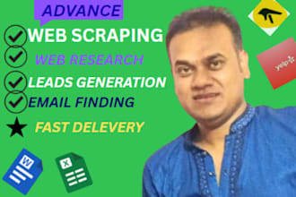 email scraping, web scraping, website data scraping