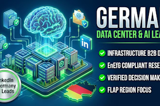 provide b2b leads for german data center and ai infrastructure enefg