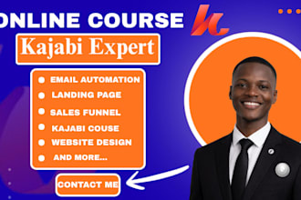 build a clean, high converting kajabi website, course