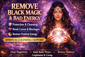 remove black magic curse bad energy and spiritual cleansing