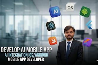 develop ai mobile app, ai integration ios app, android app, mobile app developer