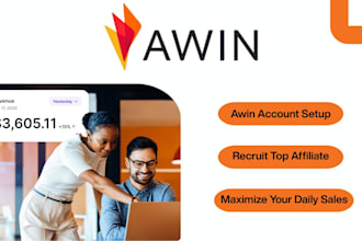 launch and manage your affiliate program on awin