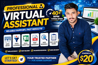 be your expert for fast data entry and web research