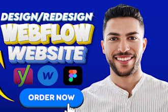 design or develop webflow website, figma to website, webflow expert