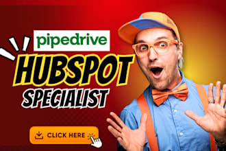 setup hubspot and pipedrive CRM automation and sales funnels