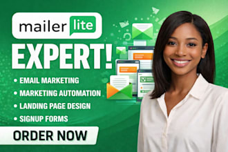 setup mailerlite newsletter mailerlite landing page mailerlite automation expert