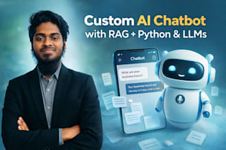 build custom ai chatbot with rag using python and llms