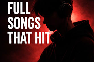 write a full edm or trap song with a powerful hook