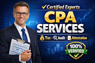 do professional cpa attestation, tax filling, audit and financial certification