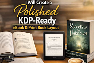 create a polished KDP ready ebook and print book layout