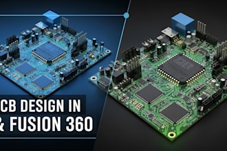 create pcb boards in eagle and fusion360 pcb design software