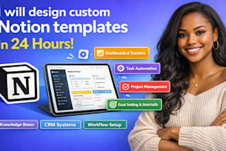 build custom notion dashboard, project management system