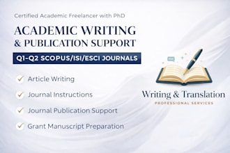 write peer reviewed journal papers, conference paper, scientific scopus paper