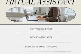 be your ecommerce virtual assistant for customer support and orders
