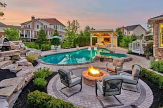 render your landscape backyard, garden and frontyard based on your requirements
