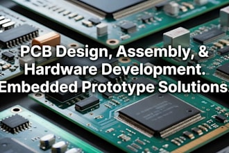 do pcb design pcb assembly and hardware development for embedded prototype board