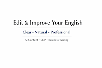 edit proofread and humanize ai generated text