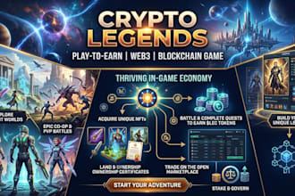 develop blockchain game, nft crypto game, play to earn, web3 game