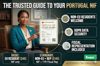 obtain your portugal nif and provide fiscal representation for non resident