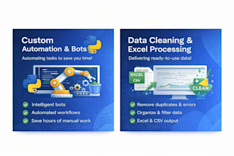 scrape website data and deliver clean excel or CSV datasets