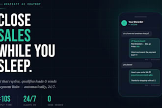 build a whatsapp ai chatbot for ecommerce customer support and leads